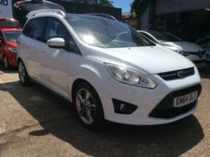 2015 Ford Grand C-Max 1.6 T Ecoboost Titanium X in White — image 2