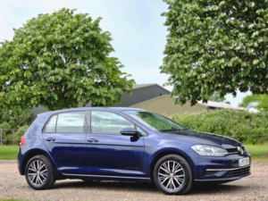 2017 Volkswagen Golf 1.4 Tsi Bluemotion Tech Se DSG Euro 6 (s/s) 5dr in Blue — image 3