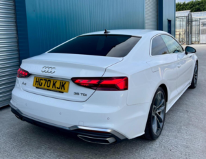 2021 Audi A5 2.0 Tdi 35 S Line S Tronic Euro 6 (s/s) 2dr in White — image 6