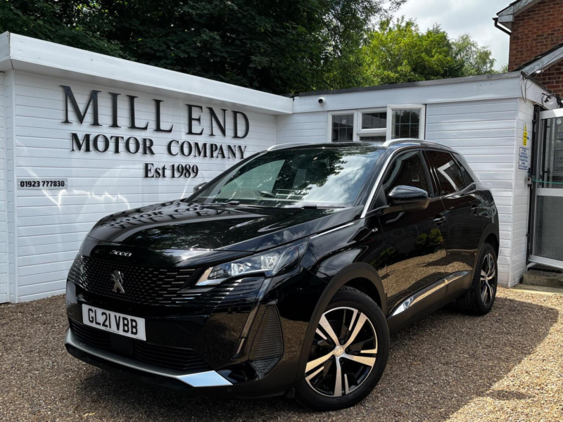 2021 Peugeot 3008 1.2 Puretech Gt Eat Euro 6 (s/s) 5dr in Black — image 1