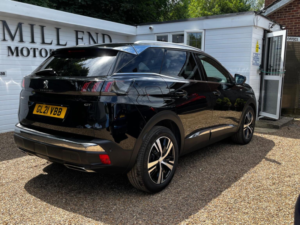 2021 Peugeot 3008 1.2 Puretech Gt Eat Euro 6 (s/s) 5dr in Black — image 5