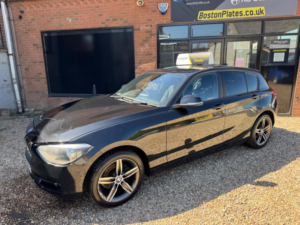 2013 BMW 1 Series 1.6 114d Sport Euro 5 (s/s) 5dr in Black — image 3