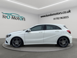 2017 Mercedes-Benz A Class 1.6 A180 Amg Line Euro 6 (s/s) 5dr in White — image 3