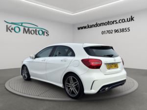 2017 Mercedes-Benz A Class 1.6 A180 Amg Line Euro 6 (s/s) 5dr in White — image 4