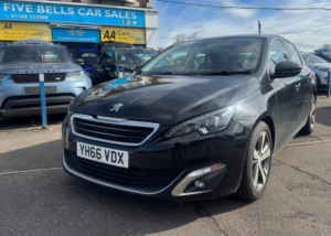 2016 Peugeot 308 2.0 Bluehdi Allure Euro 6 (s/s) 5dr in Black — image 2