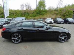 2017 BMW 4 Series Gran Coupe 2.0 420d Sport Gran Coupe * Mot March 2027 * Full Service History With 8 Stamps * Free 6 Months Warr in Black — image 2
