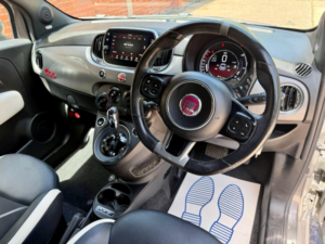 2017 Fiat 500 1.2 S Dualogic Euro 6 (s/s) 3dr in Grey — image 4