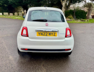 2022 Fiat 500 1.0 Mhev Pop Euro 6 (s/s) 3dr in White — image 2