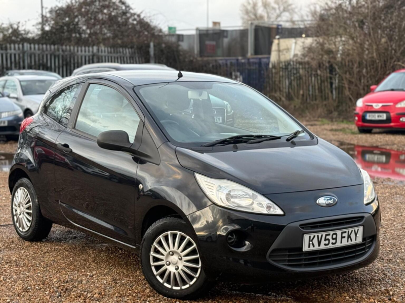2009 Ford Ka 1.2 Studio Euro 4 3dr in Black — image 1