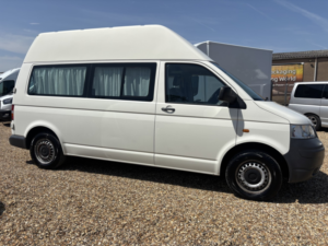 2007 Volkswagen Transporter Wheelchair Accessible Wav Camper Conversion High Top 2.5 Tdi Pd T32 in White — image 2