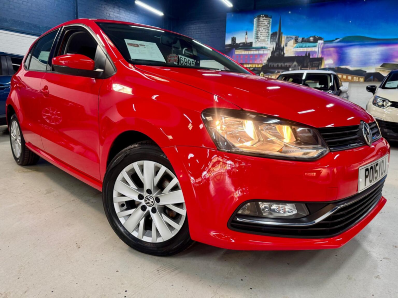 2015 Volkswagen Polo 1.0 Bluemotion Tech Se Euro 6 (s/s) 5dr in Red — image 1