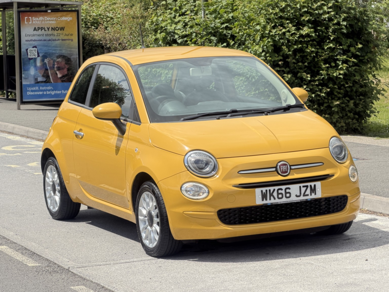 2016 Fiat 500 1.2 500 Pop Star 1.2 69hp in Yellow — image 1