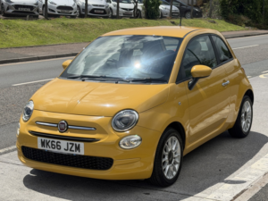 2016 Fiat 500 1.2 500 Pop Star 1.2 69hp in Yellow — image 5