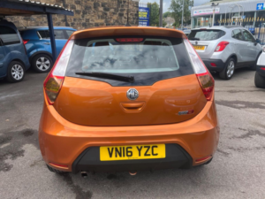 2016 MG Mg3 1.5 Vti-Tech 3form Sport Euro 6 (s/s) 5dr in Orange — image 5