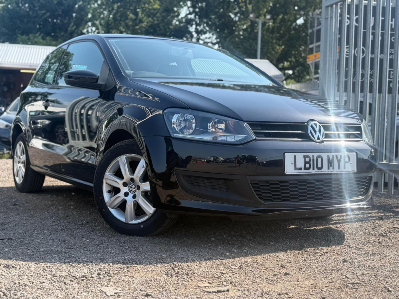 2010 Volkswagen Polo 1.4 Se DSG Euro 5 3dr in Black — image 1