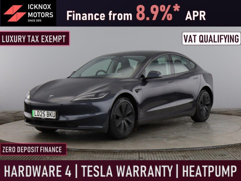 2025 Tesla Model 3 Long Range Auto Rwd 4dr in Grey — image 1