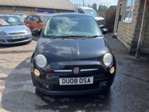 2008 Fiat 500 1.2 Sport Euro 4 3dr in Black — image 2