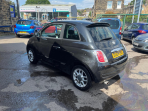 2008 Fiat 500 1.2 Sport Euro 4 3dr in Black — image 3
