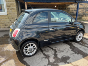 2008 Fiat 500 1.2 Sport Euro 4 3dr in Black — image 4