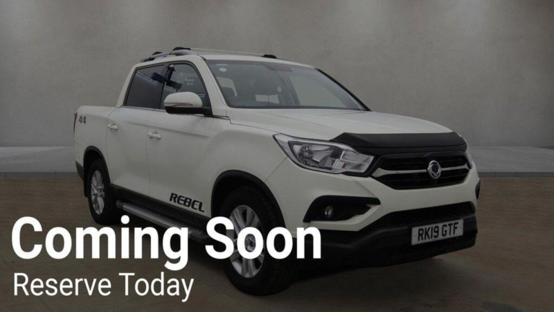 2019 Ssangyong Musso 2.2d Rebel 4WD Euro 6 4dr in White — image 1