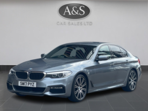 2017 BMW 5 Series 2.0 520d Xdrive M Sport Saloon in Blue — image 5