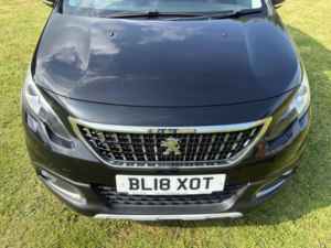 2018 Peugeot 2008 1.2 Puretech Allure Euro 6 5dr in Black — image 2