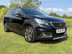 2018 Peugeot 2008 1.2 Puretech Allure Euro 6 5dr in Black — image 3