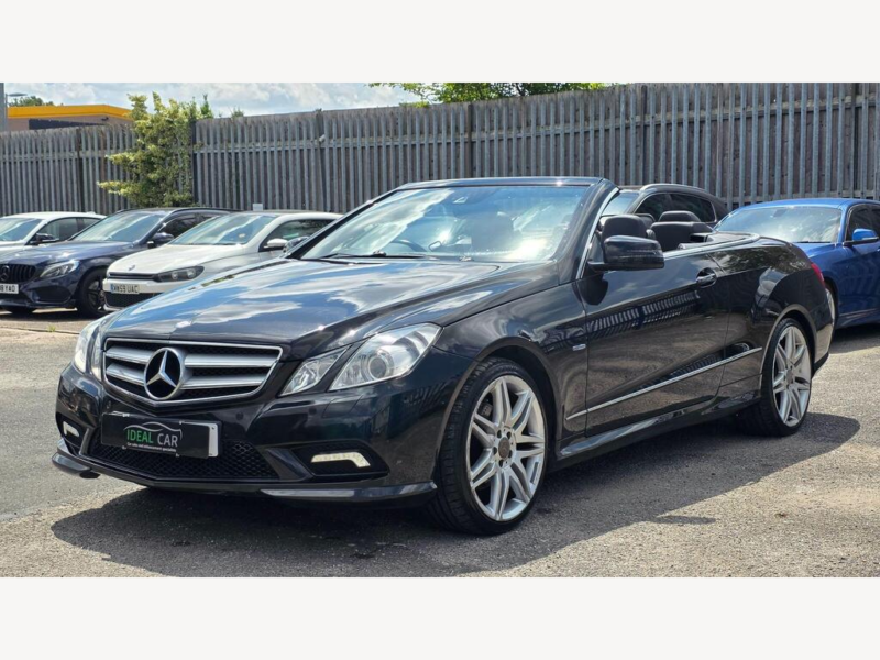 2011 Mercedes-Benz E Class 3.0 E350 Cdi V6 Blueefficiency Sport Edition 125 Cabriolet G-Tronic Euro 5 2dr in Black — image 1