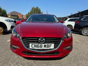 2018 Mazda Mazda3 2.0 Skyactiv-G Se-L Nav Auto Euro 6 (s/s) 5dr in Red — image 3