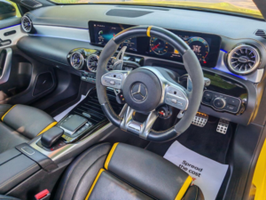 2021 Mercedes-Benz A Class 2.0 A45 Amg S Plus 8g-Dct 4matic+ Euro 6 (s/s) 5dr in Yellow — image 2