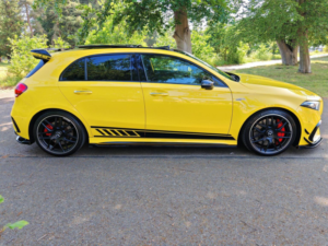 2021 Mercedes-Benz A Class 2.0 A45 Amg S Plus 8g-Dct 4matic+ Euro 6 (s/s) 5dr in Yellow — image 3