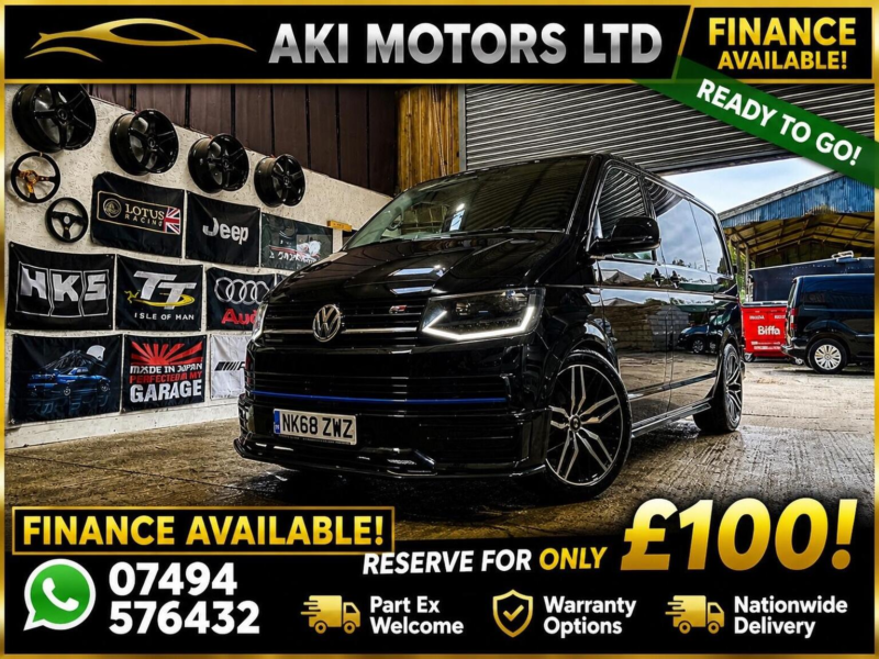 2018 Volkswagen Transporter 2.0 Tdi T28 Bluemotion Tech Trendline Fwd Swb Euro 6 (s/s) 5dr in Black — image 1