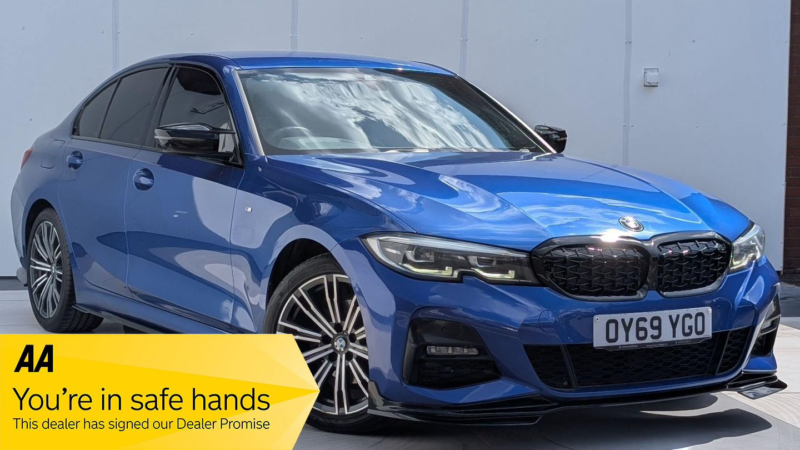 2019 BMW 3 Series 2.0 320i M Sport Auto Euro 6 (s/s) 4dr in Blue — image 1