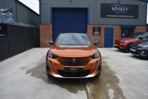 2023 Peugeot E-2008 50kwh Gt Auto 5dr (7kw Charger) in Orange — image 2
