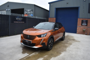 2023 Peugeot E-2008 50kwh Gt Auto 5dr (7kw Charger) in Orange — image 3