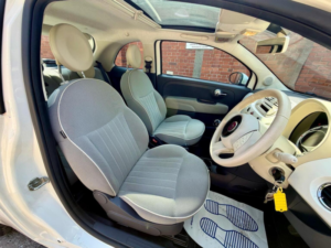 2012 Fiat 500 1.2 Lounge Euro 5 (s/s) 3dr in White — image 3