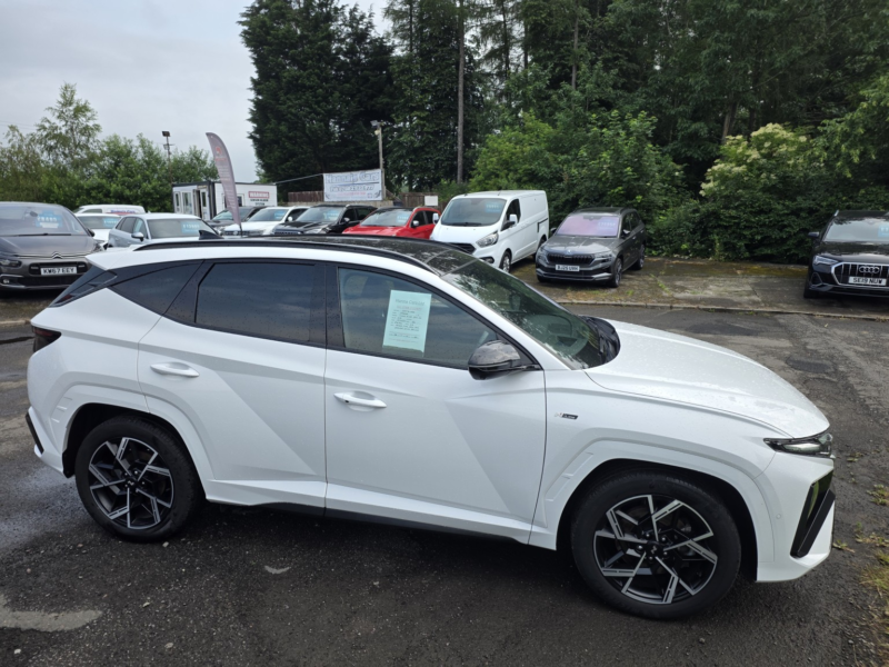 2024 Hyundai Tucson 1.6 Tucson Nline S 1.6t 48v Dct My25 in White — image 1