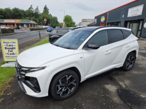 2024 Hyundai Tucson 1.6 Tucson Nline S 1.6t 48v Dct My25 in White — image 4