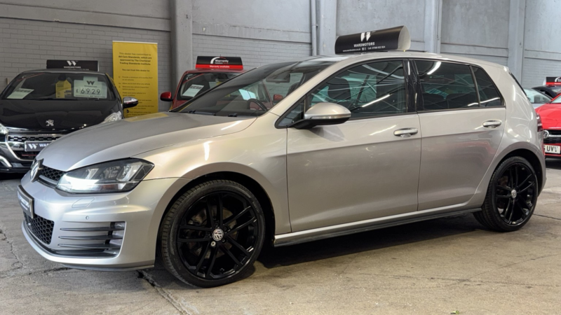 2016 Volkswagen Golf 2.0 Tdi Bluemotion Tech Gtd Diesel Silver 5dr Cruise+satnav+lowtax in Silver — image 1