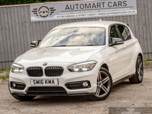 2016 BMW 1 Series 1.5 118i Sport Euro 6 (s/s) 5dr in White — image 2