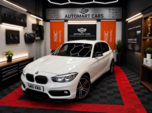 2016 BMW 1 Series 1.5 118i Sport Euro 6 (s/s) 5dr in White — image 6
