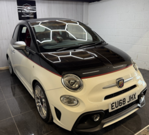 2018 Abarth 595c 1.4 595 Turismo 1.4 Tjet 165hp Convertible in White — image 3