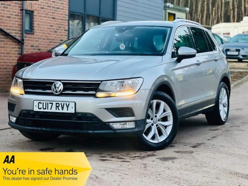 2017 Volkswagen Tiguan 2.0 Tdi Bluemotion Tech Se Euro 6 (s/s) 5dr in Silver — image 1