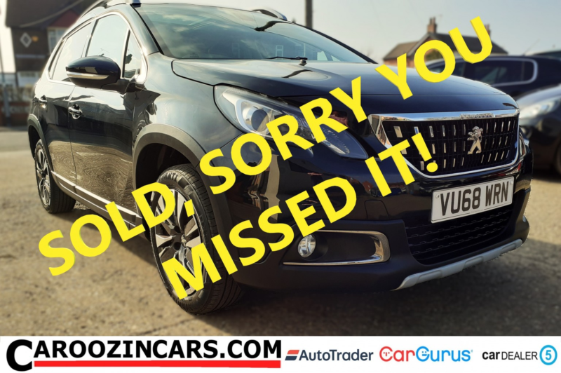 2018 Peugeot 2008 1.2 Puretech Allure Premium in Black — image 1