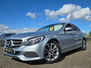 2017 Mercedes-Benz C Class 2.1 C300dh Sport (premium Plus) Saloon 4dr Diesel Hybrid G-Tronic+ Euro 6 (s/s) (231 Ps) in Silver — image 2