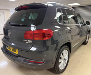 2015 Volkswagen Tiguan 2.0 Tdi Bluemotion Tech Match SUV 5dr Diesel Manual 2WD Euro 5 (s/s) (140 Ps) in Grey — image 3