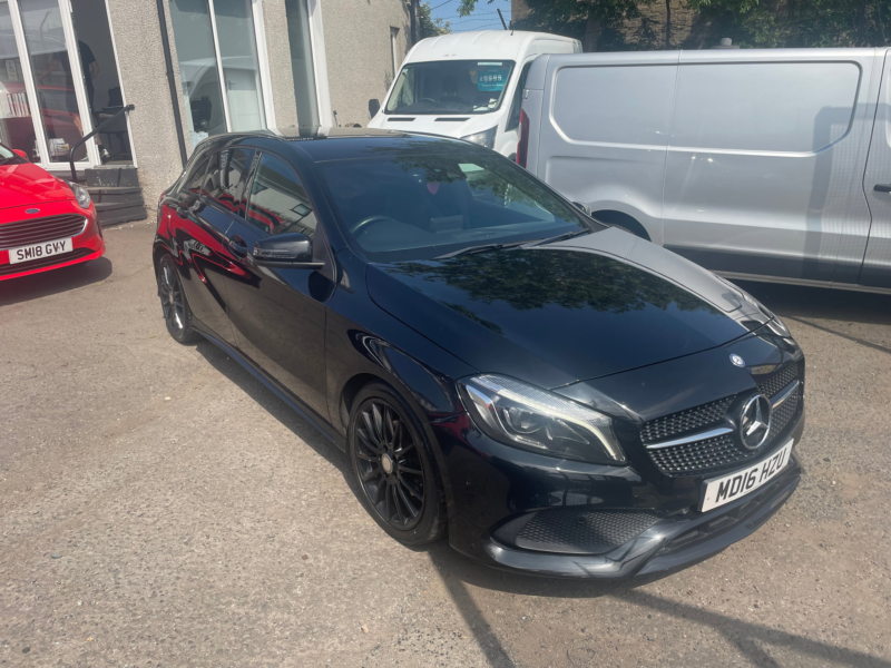 2016 Mercedes-Benz A Class 1.5 A180d Amg Line (premium) Hatchback 5dr Diesel Manual Euro 6 (s/s) (109 Ps) in Black — image 1