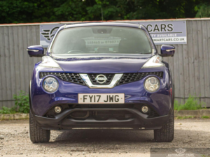 2017 Nissan Juke 1.6 Tekna Xtron Euro 6 5dr in Blue — image 2