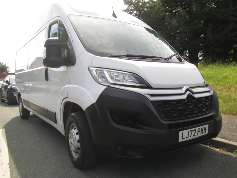 2023 Citroen Relay 2.2 Relay L3h2 Enterprise 35 Bluehdi 140 S&s 6-Speed Manual - Damaged Cat S - Drive Away in White — image 1
