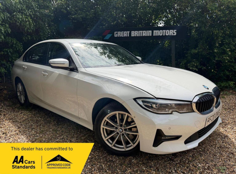2020 BMW 3 Series 2.0 330e 12kwh Se Pro Auto Euro 6 (s/s) 4dr in White — image 1